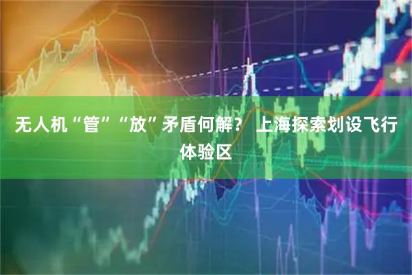 无人机“管”“放”矛盾何解？ 上海探索划设飞行体验区